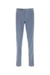 Pt Torino Stretch Modal Blend Pant With Practical Pockets In Blue