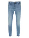 Pt Torino Light-wash Skinny Jeans In Blue