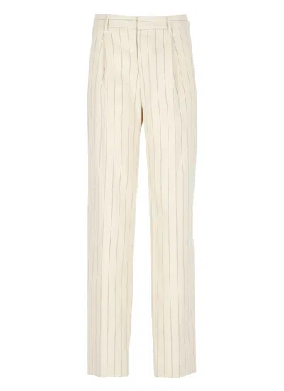 Pt Torino Linen And Cotton Palazzo Pants