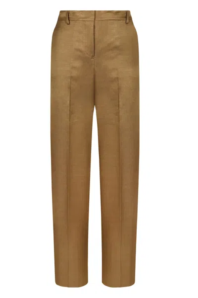 PT TORINO LINEN AND COTTON TROUSERS