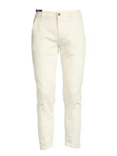 Pt Torino Logo-detail Jeans In White