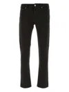 Pt Torino Denim Stretch Jeans Belt Loops In Black