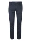 Pt Torino Logo-patch Jeans In Blue