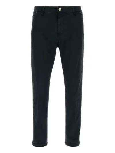 Pt Torino Tailored Trousers With Blend Fabric And Refined Fit In Brown