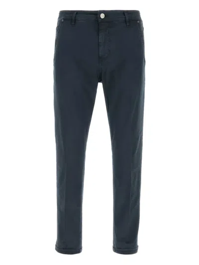 PT TORINO LOGO-PATCH TROUSERS