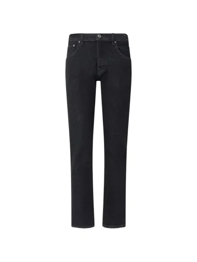 Pt Torino Logo-patch Jeans In Black