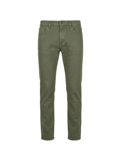 Pt Torino Logo-patch Straight-leg Jeans In Green