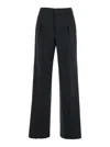 Pt Torino Lola Fine Cavallery Stretch Twill In Black