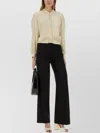 Pt Torino "lola" Wide-leg Trousers With Pockets And Belt Loops