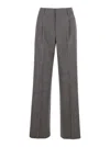 Pt Torino Lola Wool And Cashmere Flanel Fabcy In Gray