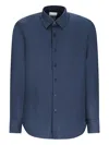 Pt Torino Long-sleeve Button-down Shirt In Blue