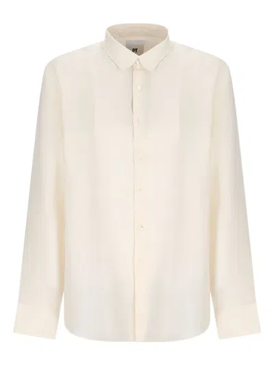 Pt Torino Long-sleeve Shirt In Neutral