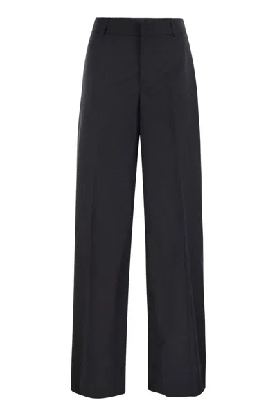 PT TORINO PT TORINO LORENZA - LYOCELL AND COTTON TROUSERS
