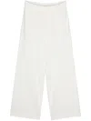 Pt Torino Lorenza Satin Trousers In White