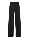 Pt Torino Belt Loop Belt Casual Pants In Black