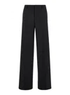 Pt Torino Belt Loop Belt Casual Pants In Black