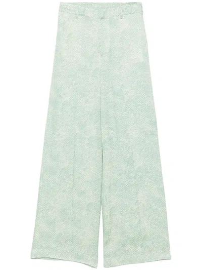 Pt Torino Lorenza Trousers In Green