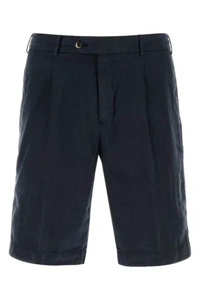 Pt Torino Lyocell Blend Bermuda Shorts In Black