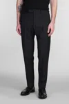 Pt Torino Sd75 Pants In Blue Cotton In Black