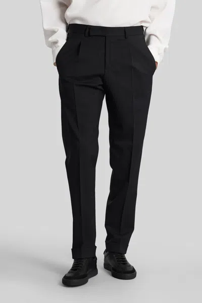 PT TORINO MA37 PANTS IN BLACK WOOL