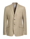 Pt Torino Man Blazer Beige Size 40 Linen, Cotton In Neutral