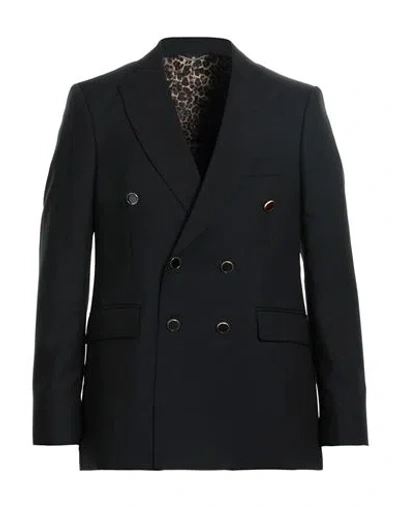 Pt Torino Man Suit Jacket Midnight Blue Size 42 Virgin Wool, Elastane