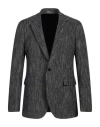 Pt Torino Man Blazer Black Size 40 Cotton, Acrylic, Polyimide, Viscose In Black