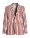 Pt Torino Man Blazer Camel Size 40 Viscose, Polyamide In Pink