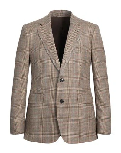 Pt Torino Man Suit Jacket Sand Size 40 Virgin Wool In Beige