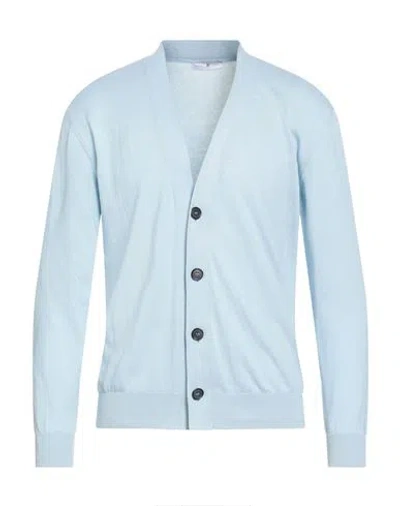 Pt Torino Man Cardigan Sky Blue Size 40 Cotton