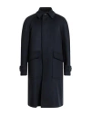 Pt Torino Man Coat Midnight Blue Size 40 Virgin Wool, Cashmere