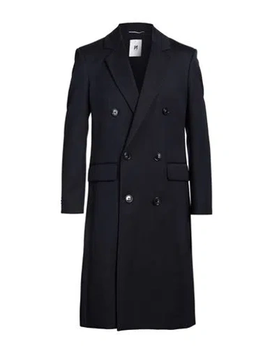 Pt Torino Man Coat Midnight Blue Size 42 Virgin Wool