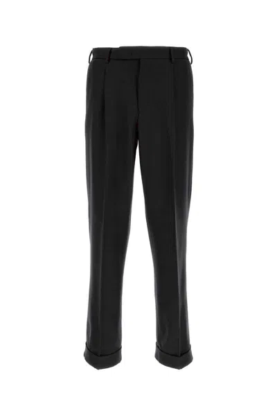 Pt Torino Man Fifteen Trousers Clothing In Black