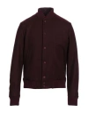 Pt Torino Man Jacket Burgundy Size 38 Wool, Polyamide In Red