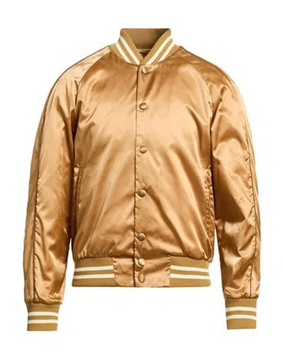 Pt Torino Man Jacket Camel Size 38 Polyamide In Neutral