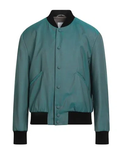 Pt Torino Man Jacket Deep Teal Size 40 Virgin Wool In Green