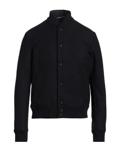 Pt Torino Man Jacket Navy Size 38 Wool, Polyamide