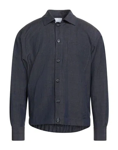 Pt Torino Man Jacket Navy Size 40 Virgin Wool, Linen In Blue