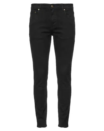 Pt Torino Man Jeans Black Size 31 Cotton, Lyocell, Elastane