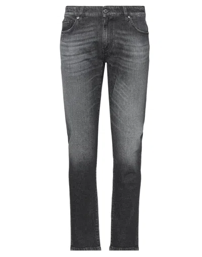 PT TORINO PT TORINO MAN JEANS BLACK SIZE 34 COTTON, ELASTANE