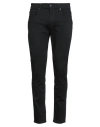Pt Torino Man Jeans Black Size 34 Cotton, Modal, Polyester, Elastane