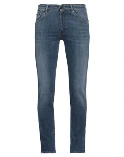 Pt Torino Man Jeans Blue Size 35 Cotton, Polyester, Elastane