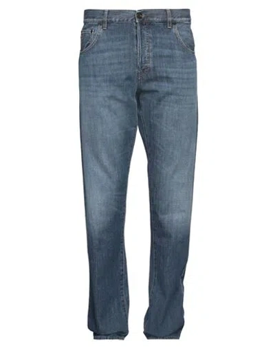 Pt Torino Man Jeans Blue Size 33 Cotton