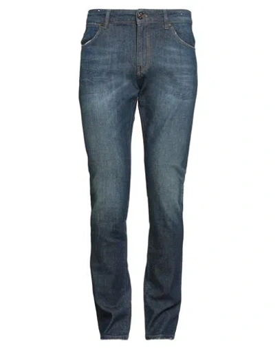 Pt Torino Man Jeans Blue Size 33 Cotton, Elastane