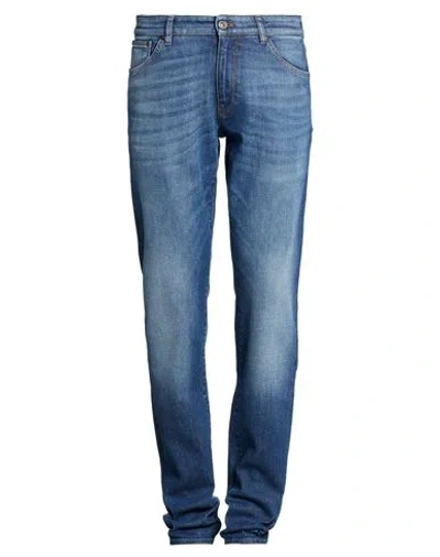 Pt Torino Man Jeans Blue Size 35 Cotton