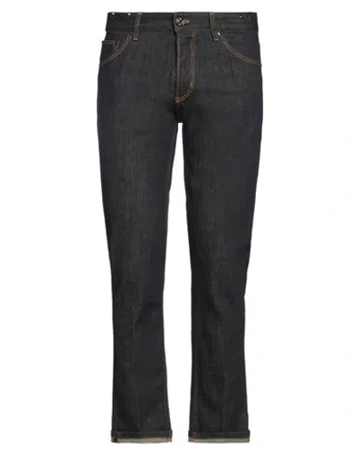 Pt Torino Man Jeans Blue Size 33 Cotton, Elastane