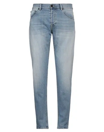 Pt Torino Man Jeans Blue Size 28 Cotton, Polyurethane
