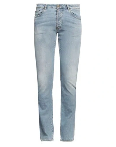 Pt Torino Man Denim Pants Blue Size 25 Cotton