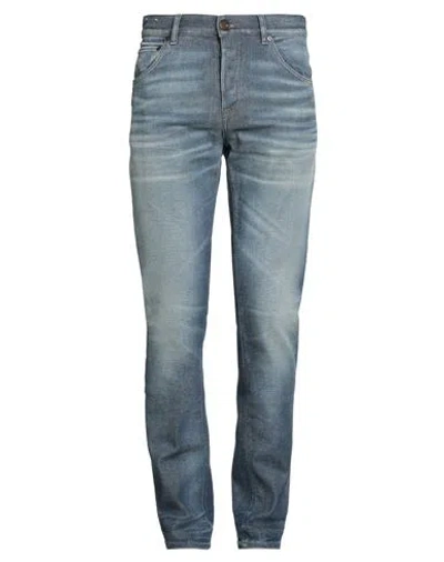 Pt Torino Man Jeans Blue Size 34 Cotton, Elastane