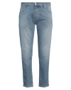 Pt Torino Man Jeans Blue Size 35 Cotton, Elastane In Blue